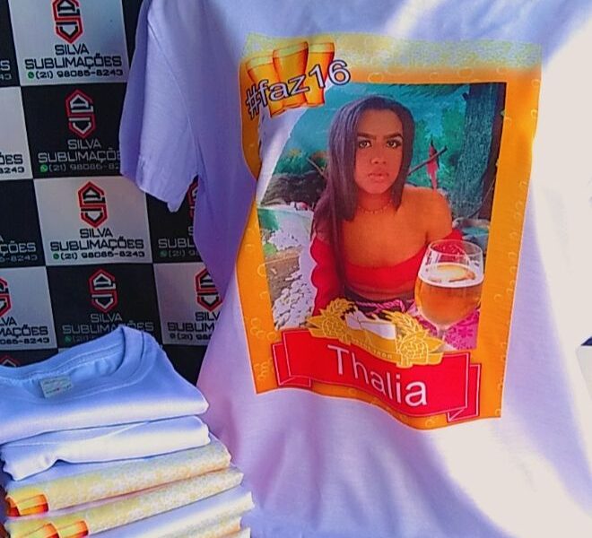 Faça já sua Camiseta Branca Personalizada estampada