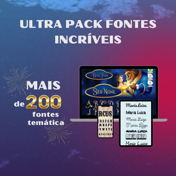 Ultra Pack Fontes Incríveis