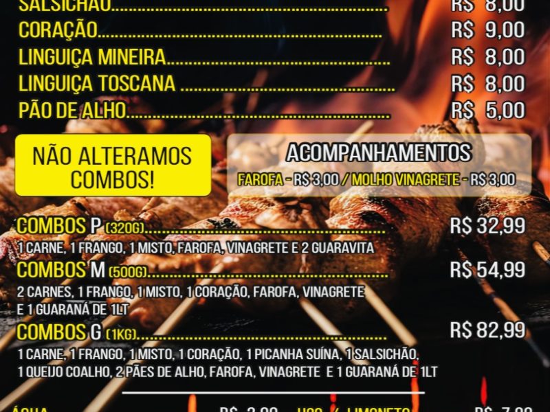 Melhor churrasco da Areia Branca