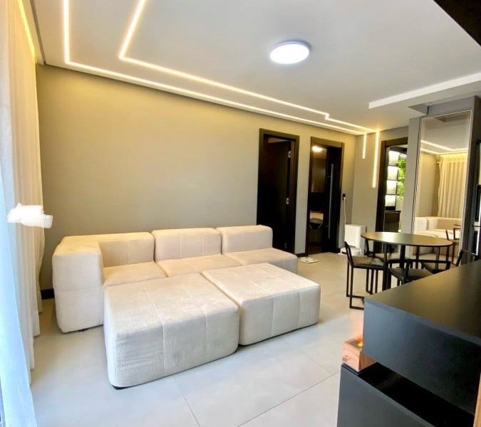 Apartamento para Venda, 2 dormitórios, sendo 1 suíte, 1 banheiro, 1 vaga, mobiliado, área total 63,80 m²