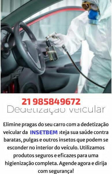 DEDETIZAÇÁO e DESINSETIZAÇÃO