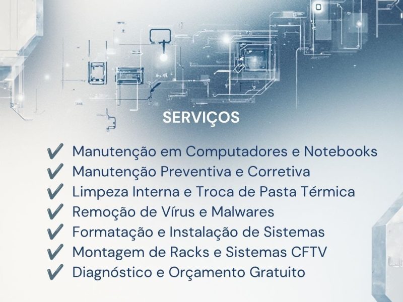 Manutenção de Computadores e Equipamentos de Rede
